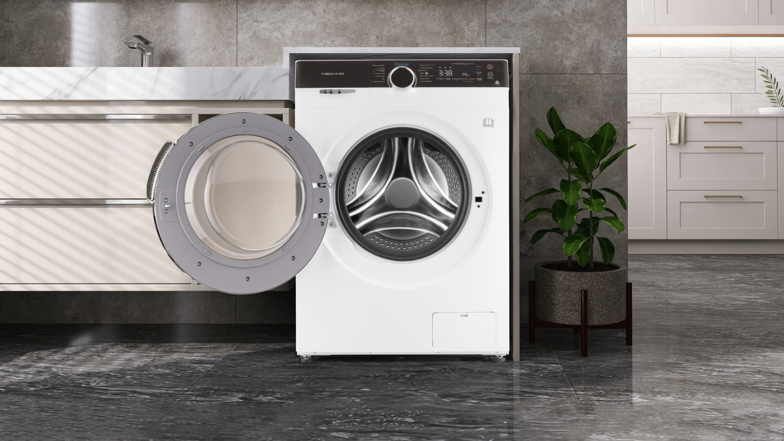 Обзор стирально-сушильной машины TECHNO MFK80-DU1403B Обзор стирально-сушильной машины TECHNO MFK80-DU1403B