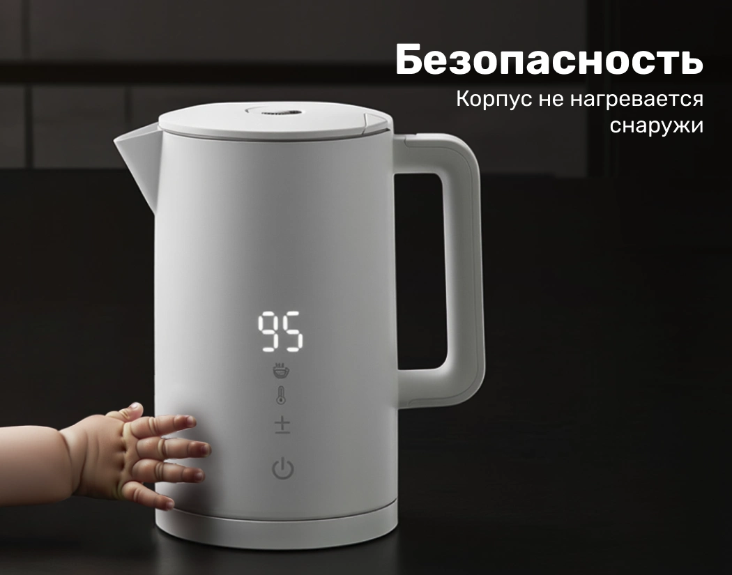 Детальное описание Чайник D2215 White